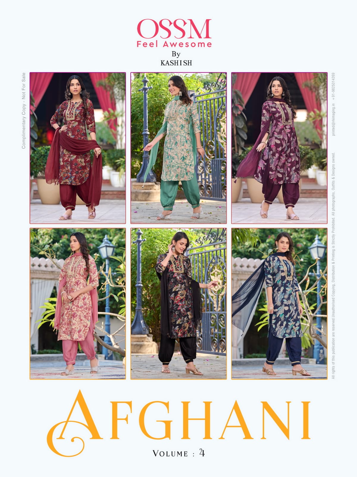 Ossm Afghani Vol 4 Modal Printed Kurti With Bottom Dupatta Catalog
